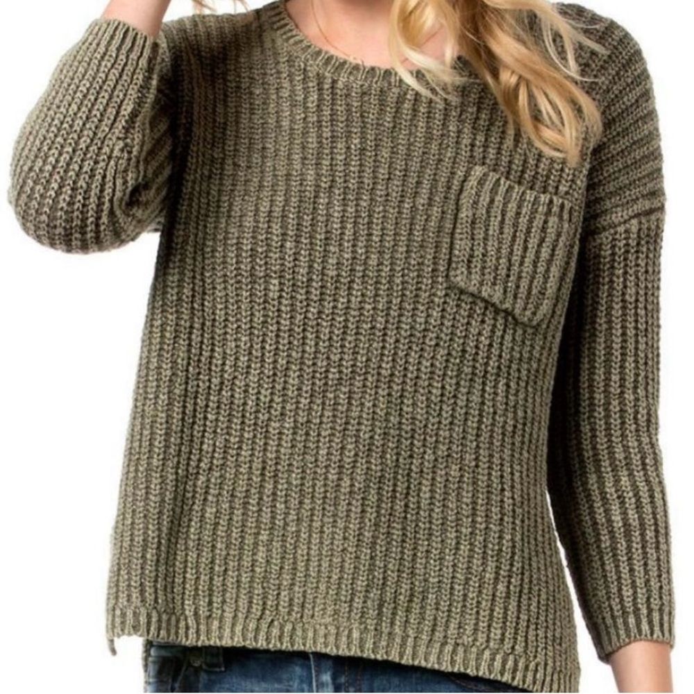 Miss Me Easy Does It Chunky Knit Sweater